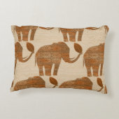 Coussins Décoratifs Design d'art tribal des éléphants (Dos)