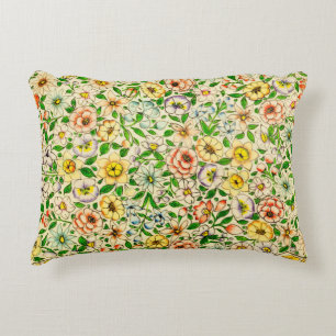 Coussins Décoratifs Design floral traditionnel indien de printemps