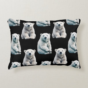 Coussins Décoratifs Design Motif animal de l'ours polaire