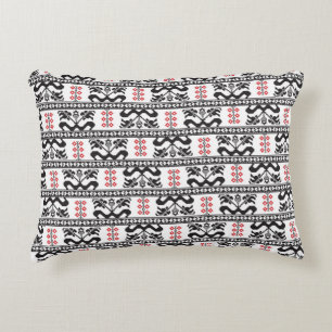 Coussins Décoratifs Design motif sans couture inspiré du tradi roumain
