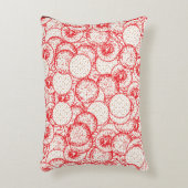 Coussins Décoratifs Design textile complexe avec rouge, or et (Devant(Vertical))
