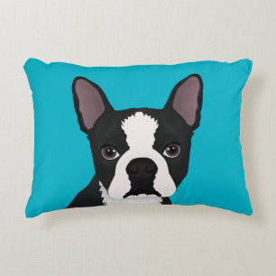 Coussins Décoratifs dessin animé de boston terrier