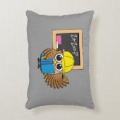 Coussins Décoratifs Dessin de chouette écolière (Devant(Vertical))