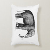 Coussins Décoratifs Dessin d'éléphant vintage (Devant(Vertical))