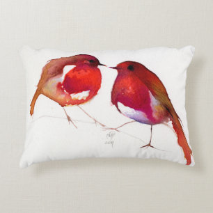 Coussins Décoratifs Deux peu d'oiseaux 2014 d'encre