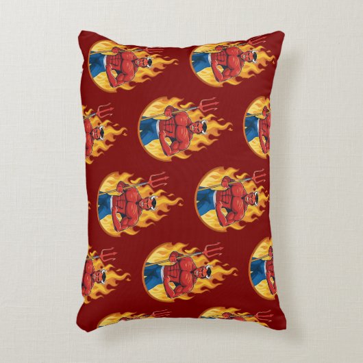Coussins Décoratifs Devil with trident (Devant(Vertical))