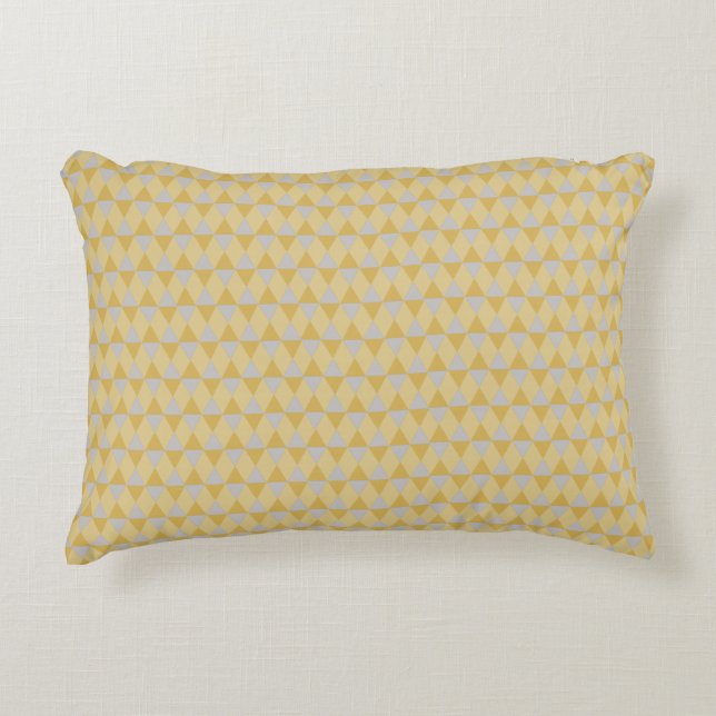 Coussins Décoratifs Diamants jaunes (Devant)