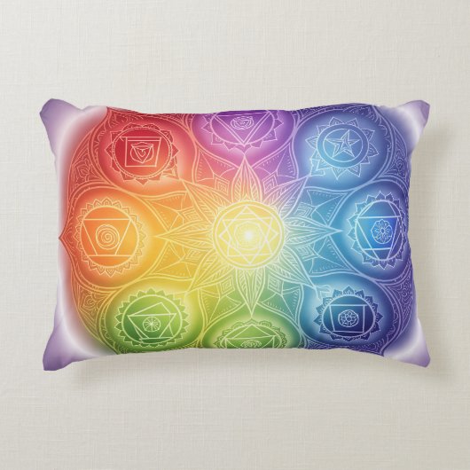 Coussins Décoratifs Die 7 Chakren´9 (Devant)