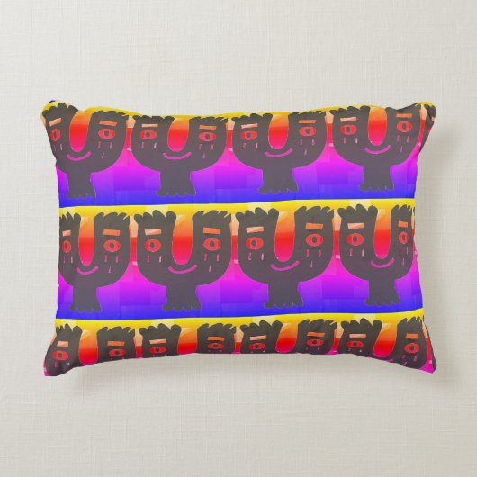 Coussins Décoratifs Dimanche matin, visage heureux (Devant)