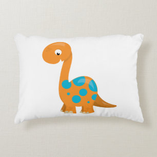 Coussins Décoratifs Dinosaure orange bébé