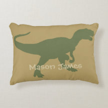Dinosaure Oreiller Silhouette T-Rex Camo Dino