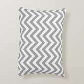 Coussins Décoratifs Dk Grey Lg Chevron Raspberry Quatrefoil 3 Monogram (Dos(Vertical))