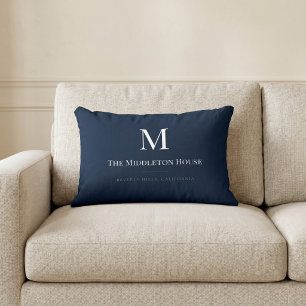Coussins Décoratifs Domaine de Luxe Calme Personnalisé Monogramme Nom