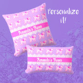 Coussins Décoratifs Doodé rose Lavande Chien mignon Amusant