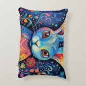Coussins Décoratifs Dotty Delft : Bunny Doodle Rainbow (Dos(Vertical))