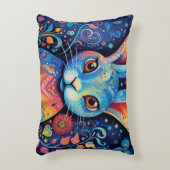 Coussins Décoratifs Dotty Delft : Bunny Doodle Rainbow (Devant(Vertical))