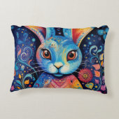 Coussins Décoratifs Dotty Delft : Bunny Doodle Rainbow (Dos)