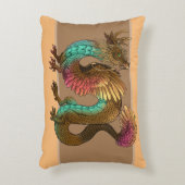 Coussins Décoratifs Dragon à plumes (Devant(Vertical))