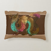 Coussins Décoratifs Dragon à plumes (Dos)