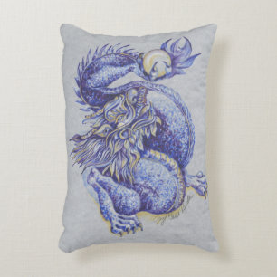 Coussins Décoratifs Dragon bleu
