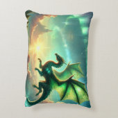 Coussins Décoratifs Dragon vert (Dos(Vertical))