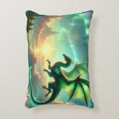 Coussins Décoratifs Dragon vert (Devant(Vertical))