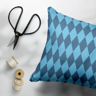 Coussins Décoratifs Drapeau bleu Bavaria Rhombus Motif