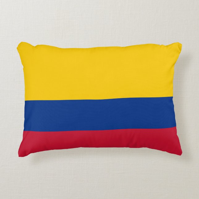 Coussins Décoratifs Drapeau de Colombie (Devant)