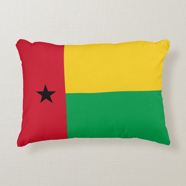 Coussins Décoratifs Drapeau de Guinée-Bissau (Devant)