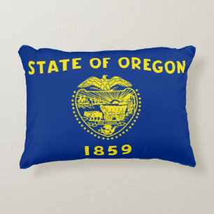 Coussins Décoratifs Drapeau de l'État de l'Oregon