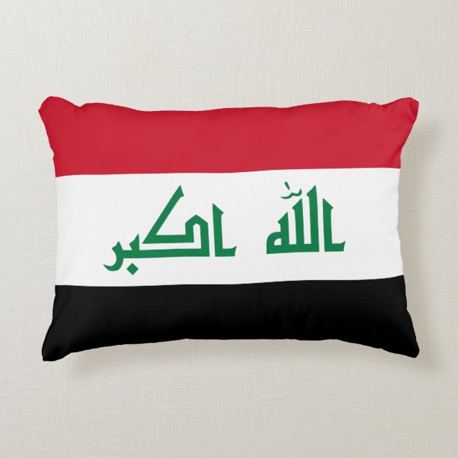Coussins Décoratifs Drapeau de l'Irak (Devant)