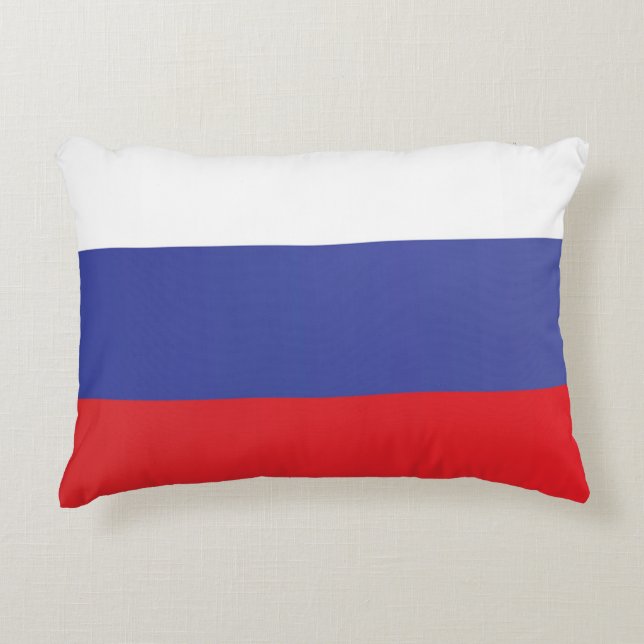 Coussins Décoratifs Drapeau de Russie (Devant)