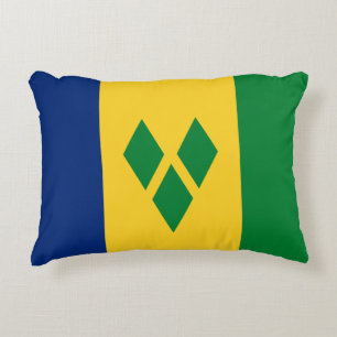 Coussins Décoratifs Drapeau de Saint-Vincent-et-les Grenadines Vincy