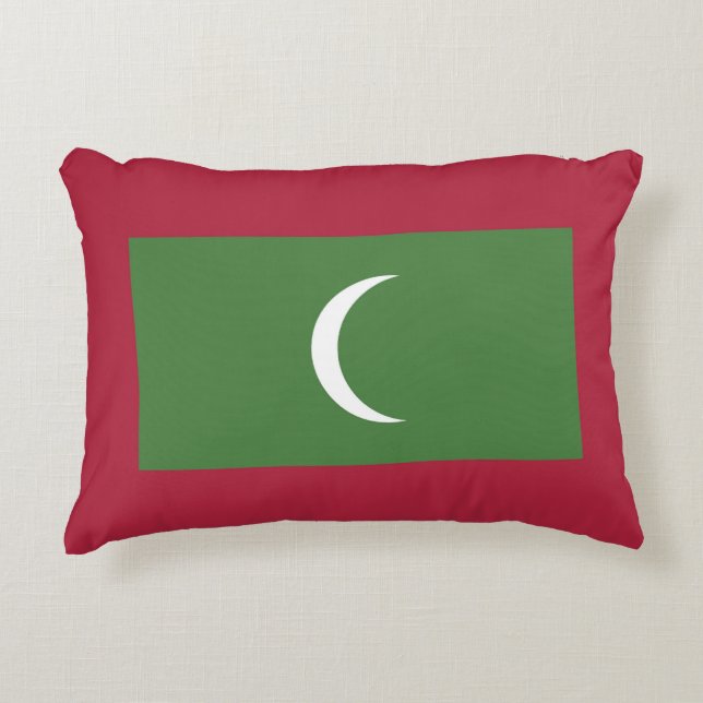 Coussins Décoratifs Drapeau des Maldives (Devant)