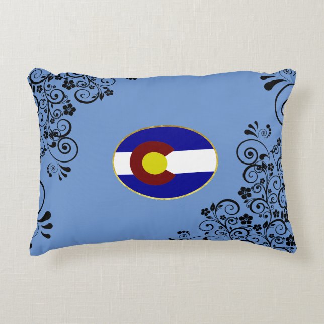 Coussins Décoratifs Drapeau du Colorado (Devant)