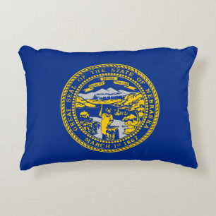 Coussins Décoratifs Drapeau du Nebraska