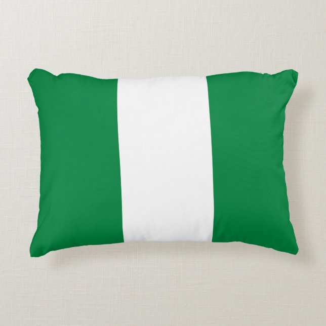 Coussins Décoratifs Drapeau du Nigeria (Devant)