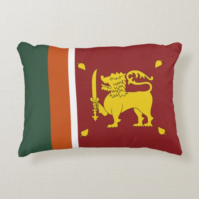Coussins Décoratifs Drapeau du Sri Lanka (Devant)