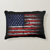 Coussins Décoratifs Drapeau Grunge U.S.A (Devant)