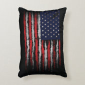 Coussins Décoratifs Drapeau Grunge U.S.A (Devant(Vertical))