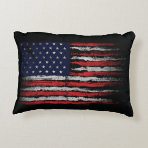 Coussins Décoratifs Drapeau Grunge U.S.A