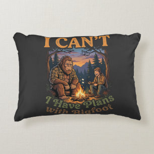 Coussins Décoratifs Drôle, j'ai des plans avec Bigfoot Camping & Rando