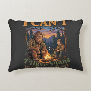 Coussins Décoratifs Drôle, j'ai des plans avec Bigfoot Camping & Rando