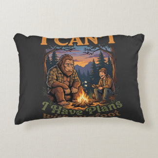 Coussins Décoratifs Drôle, j'ai des plans avec Bigfoot Camping & Rando
