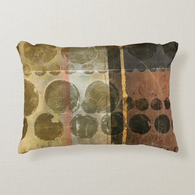 Coussins Décoratifs Droplets verts circulaires (Devant)