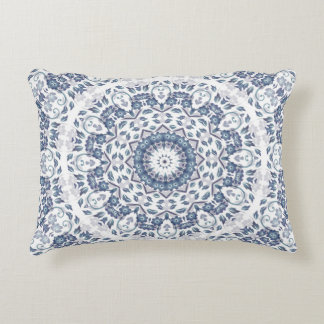 Coussins Décoratifs Dusty Blue Mandala Lumbar Pillow