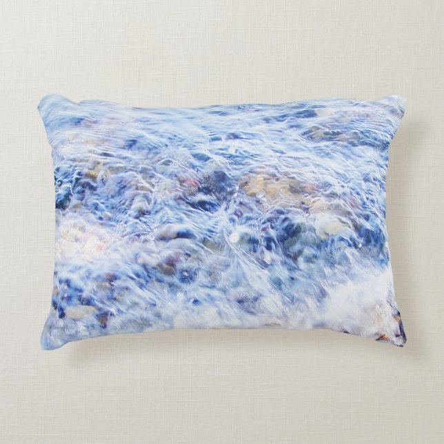 Coussins Décoratifs Eau bleue (Devant)