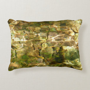 Coussins Décoratifs Eau de sources chaudes Green-Gold Nature