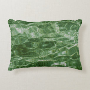 Coussins Décoratifs Eau verte Abstraite