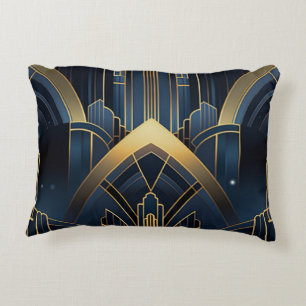 Coussins Décoratifs Éclat Urbain en Art Deco